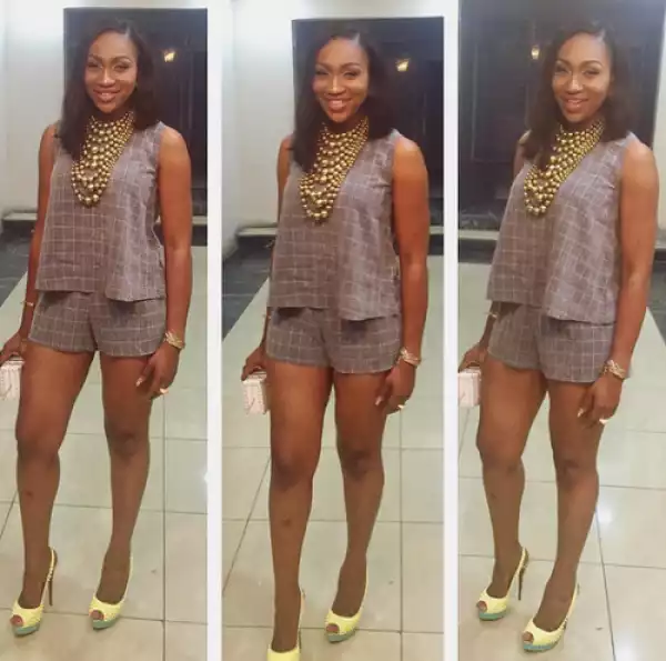 Actress Ebube Nwagbo puts her hot legs on show in new photos
